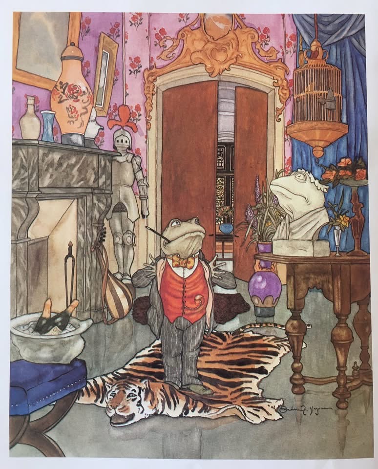 The Wind in the Willows - Toad of Toad Hall art by Michael Hague