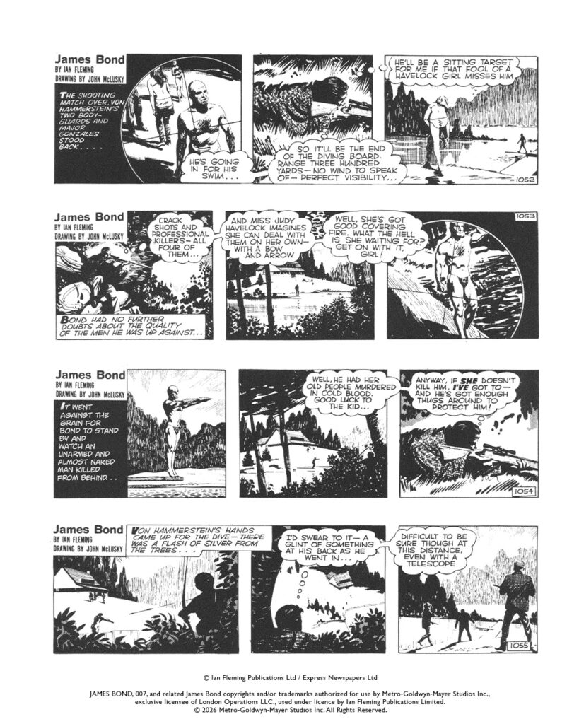 Ian Fleming’s James Bond Signature Comic Strip Collection - Sample Art