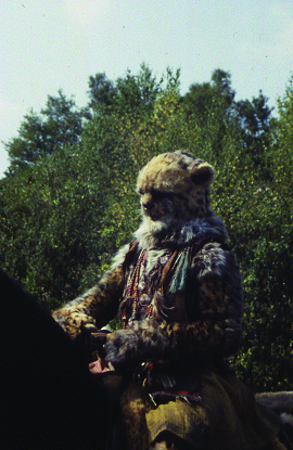 One of the "Cat People" on location | Photo: John Freeman