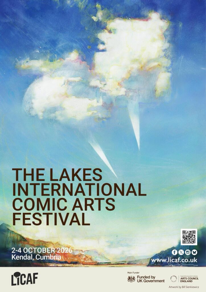 Lakes International Comic Art Festival 2026 Poster by Bill Sienkiewicz