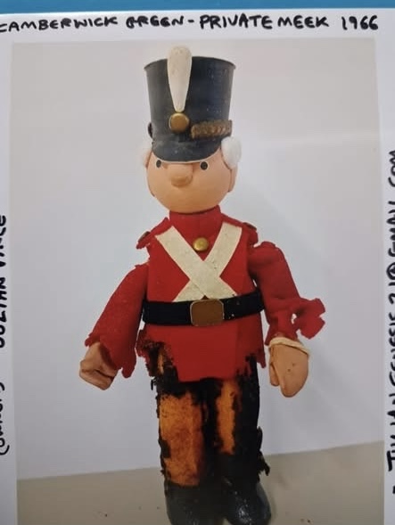 Julian Vince was keen Private Meek find a new home in Camberwick Green’s 60th anniversary year, but it proved no easy task! Photos courtesy of Julian Vince