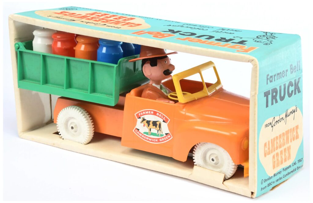 Just like its companion series, Trumpton and Chigley, Camberwick Green spawned a wide variety of tie-in merchandise. Images: Vectis