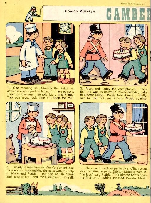 An episode of “Camberwick Green” from Pippin Weekly, published in October 1966, via Graeme Wood