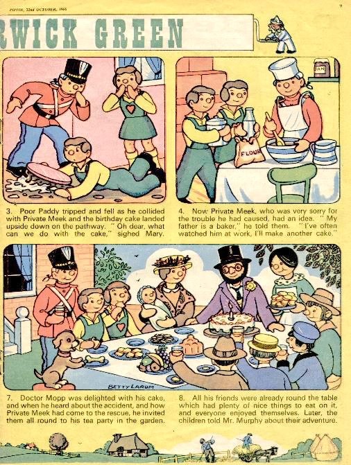 An episode of “Camberwick Green” from Pippin Weekly, published in October 1966, via Graeme Wood