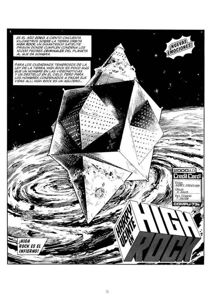 2000AD - "Harry 20 en High Rock" by Gerry Finley-Day and Alan Davis - Sample Art - (Dolmen Editorial Spanish Edition, 2025)