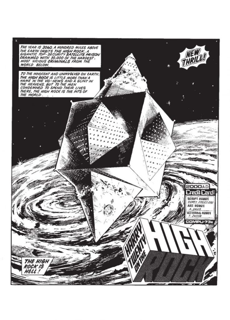 2000AD - Harry Twenty on the High Rock (aka "Harry 20 on the High Rock") by Gerry Finley-Day and Alan Davis - Sample Art