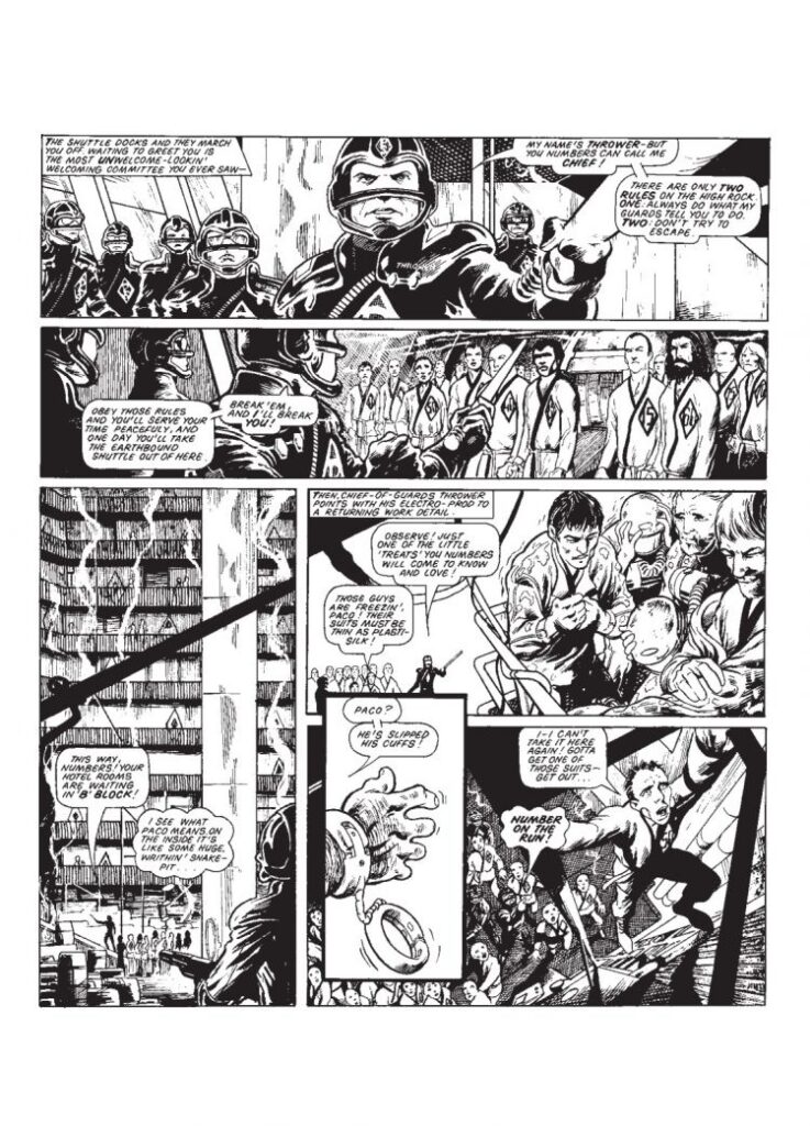 2000AD - Harry Twenty on the High Rock (aka "Harry 20 on the High Rock") by Gerry Finley-Day and Alan Davis - Sample Art