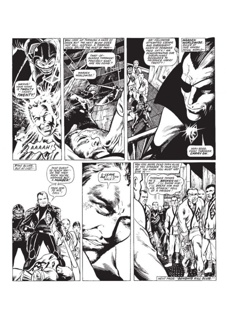 2000AD - Harry Twenty on the High Rock (aka "Harry 20 on the High Rock") by Gerry Finley-Day and Alan Davis - Sample Art