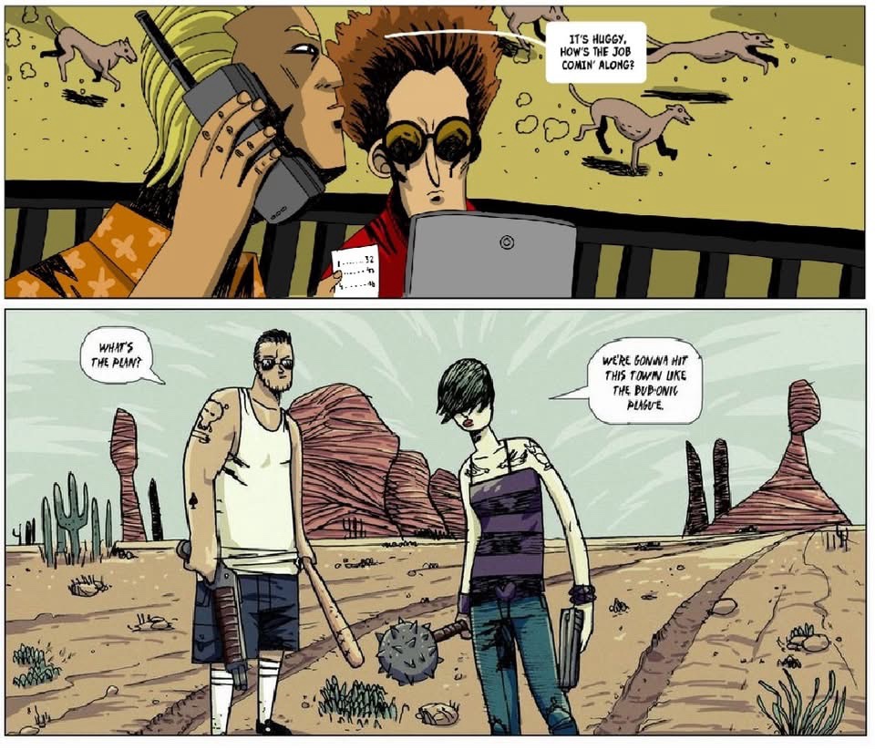 Aces Weekly 79 - New job, new suits... in “Sicarios” © 2026 Ertito Montana and Roberto Corroto