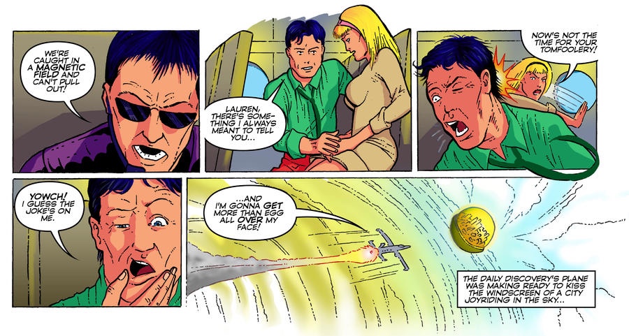 Carter’s Column by Paul H. Birch, pencilled by Jon Edwards, inked by Mats Engesten, coloured by Gavin Ross and lettered by John Robbins. Sadly, the strip was victim to publishing cuts