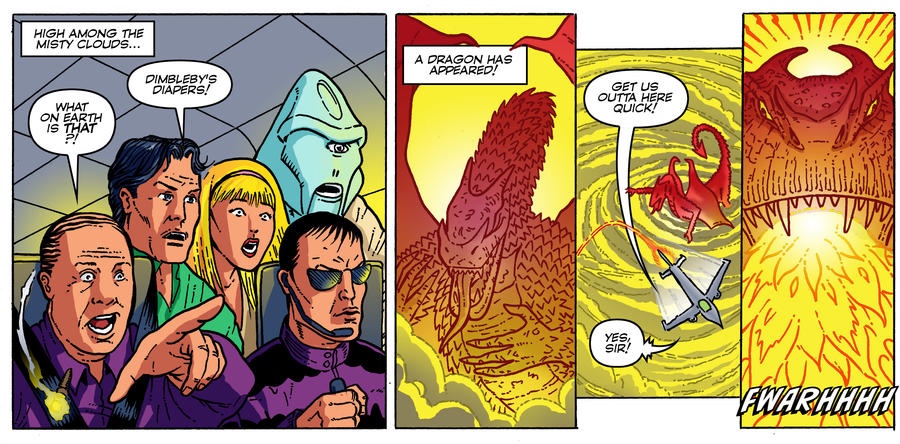 Carter’s Column by Paul H. Birch, pencilled by Jon Edwards, inked by Mats Engesten, coloured by Gavin Ross and lettered by John Robbins. Sadly, the strip was victim to publishing cuts