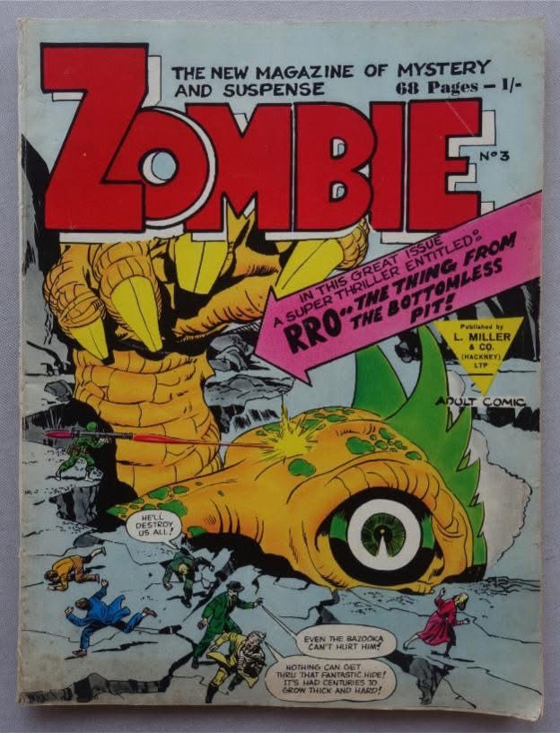 Zombie #3 circa 1960s (L. Miller publication)