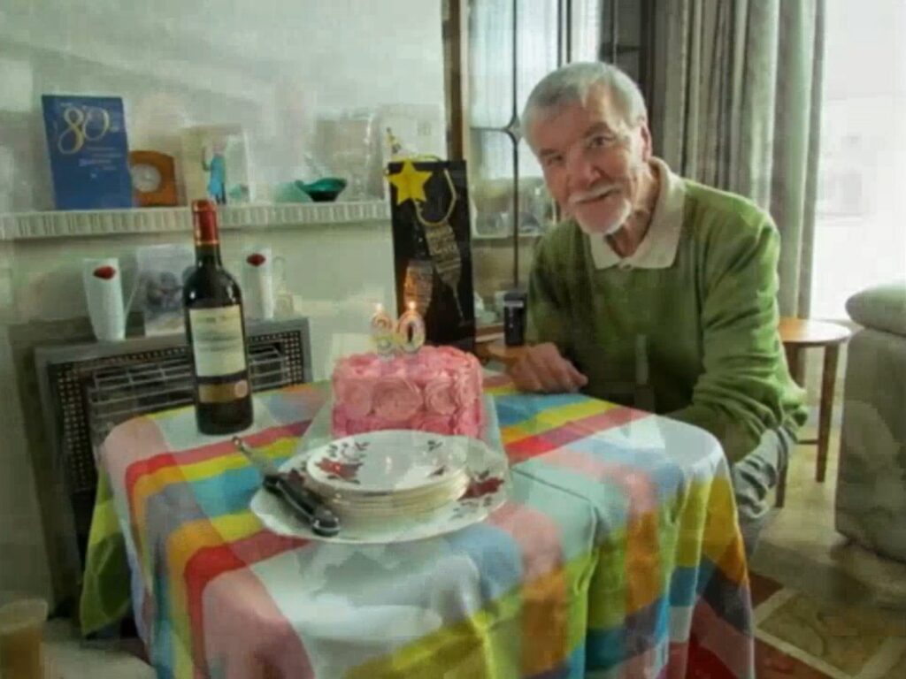 The late David Slinn, on his 80th birthday. Photo via Steve Holland