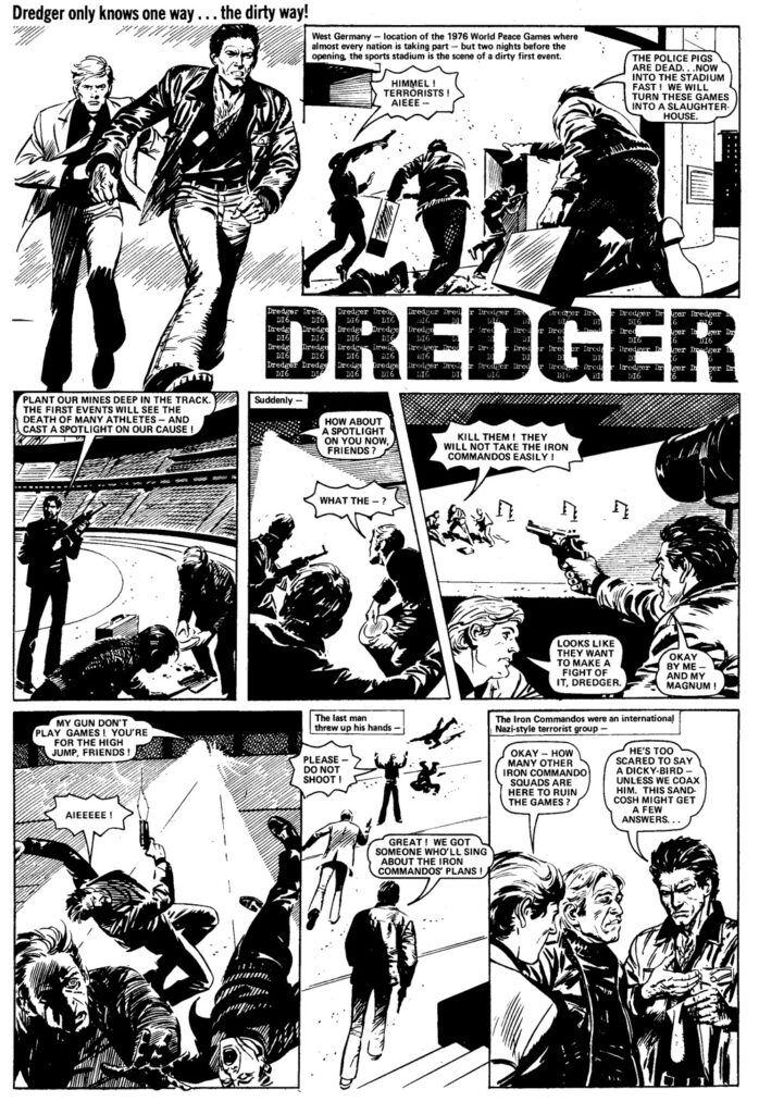 Action - Dredger - art by Leandro Sesarego