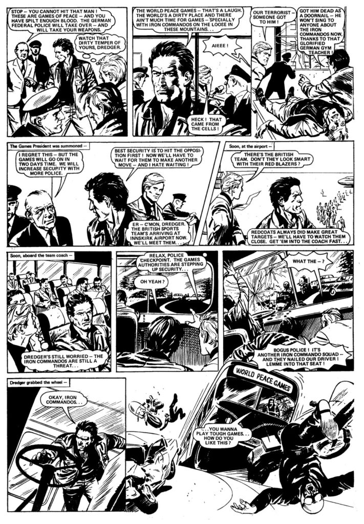 Action - Dredger - art by Leandro Sesarego