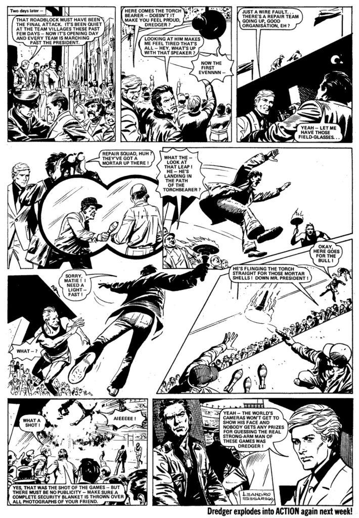 Action - Dredger - art by Leandro Sesarego