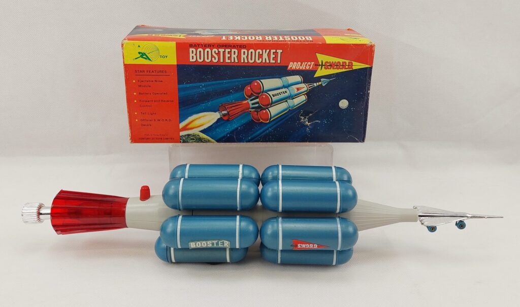 Century 21 Toys Gerry Anderson Battery Operated Project Sword Booster Rocket