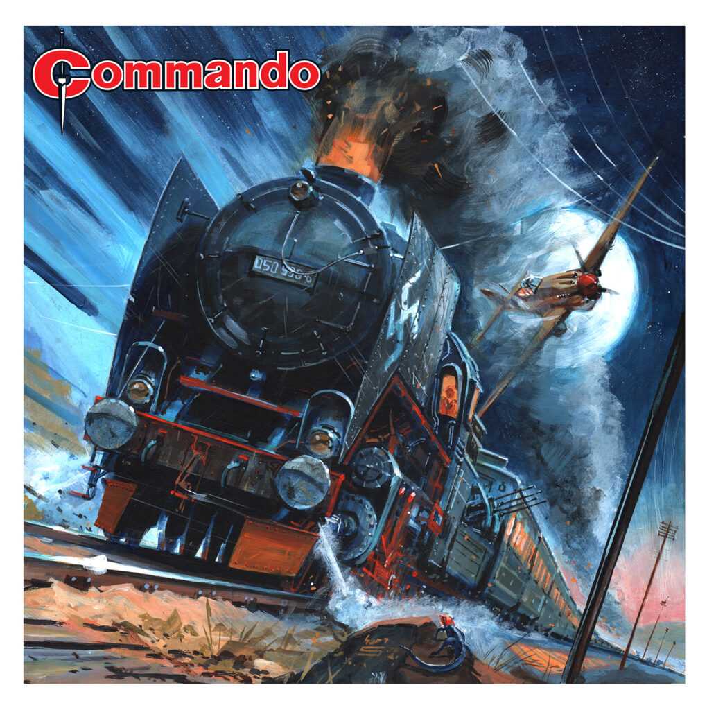 Commando&nbsp;5953 (For Action and Adventure):&nbsp;Terror Train Story:&nbsp;Rossa McPhillips |&nbsp;Internal Art: Jaume Forns | Cover Art:&nbsp;Keith Burns