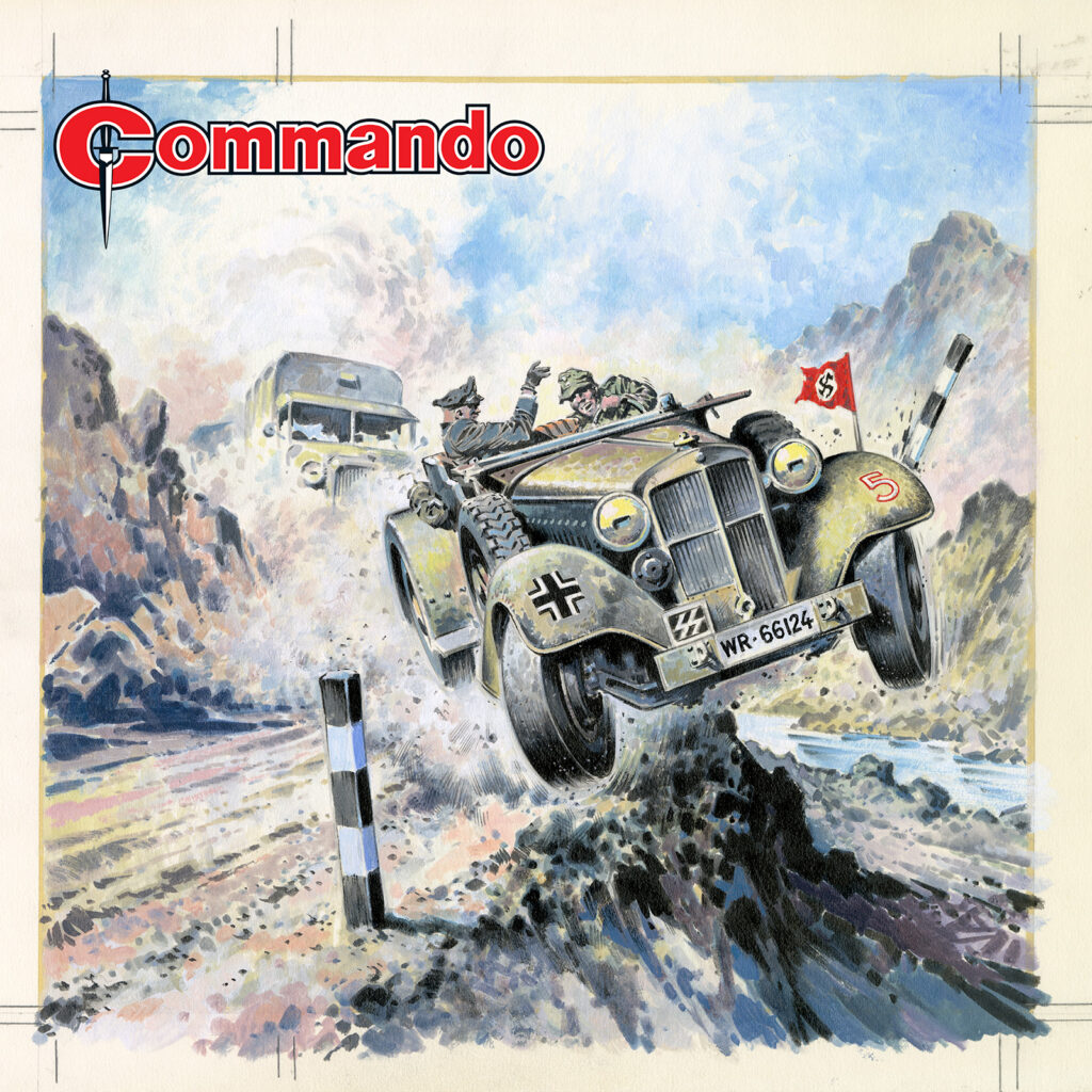 Commando 5954 (Silver):&nbsp;Spring the Trap Story:&nbsp;McDevitt |&nbsp;Internal Art: CT Rigby | Cover Art:&nbsp;Jeff Bevan First published 1985 as No. 1864