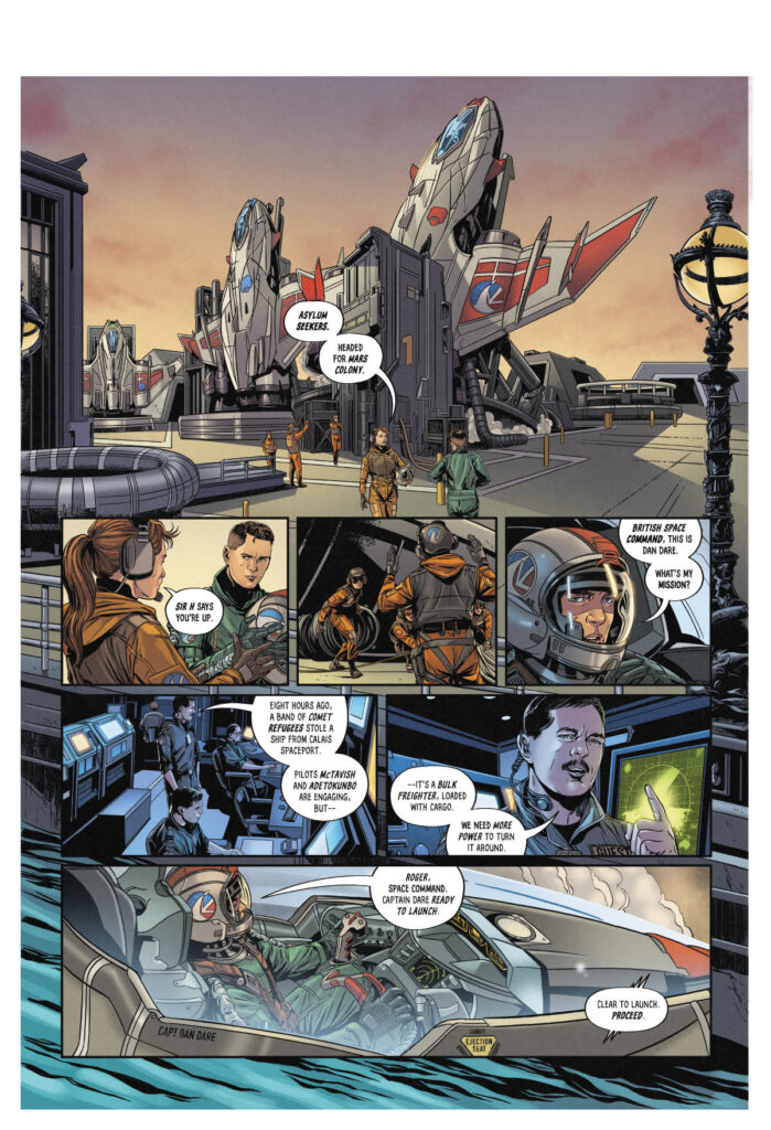 Dan Dare: First Contact Page 2 (B7 Comics, 2026)