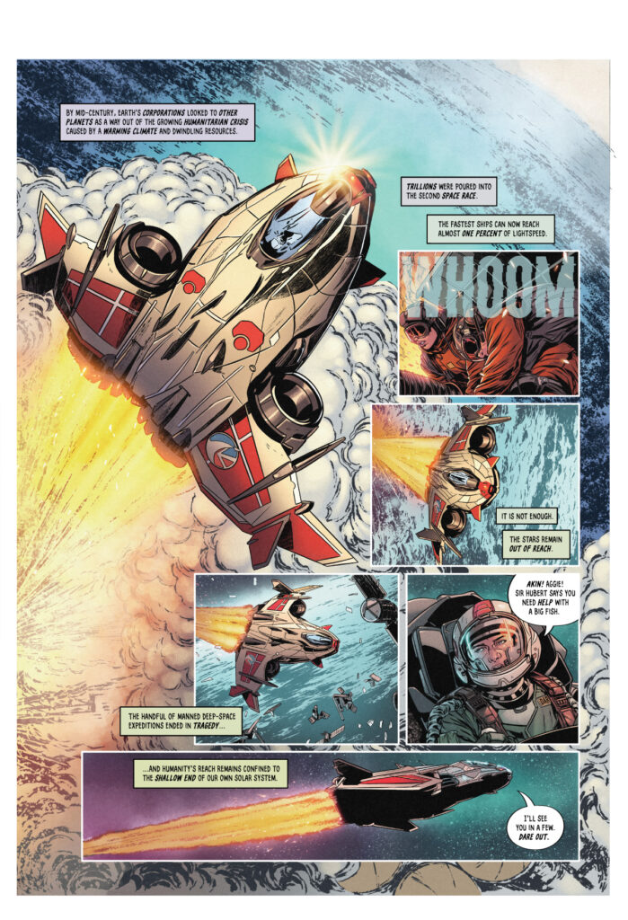Dan Dare: First Contact Page 3 (B7 Comics, 2026)