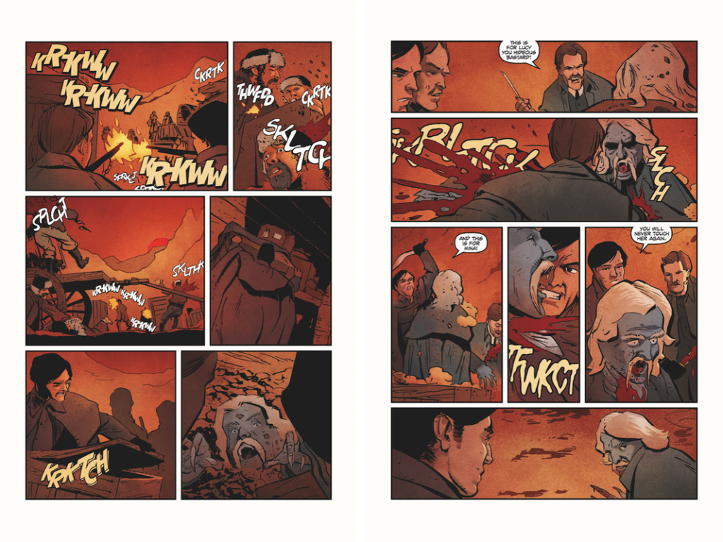 Dracula - The Return: Book One - The Cult of the White Worm - Sample Art