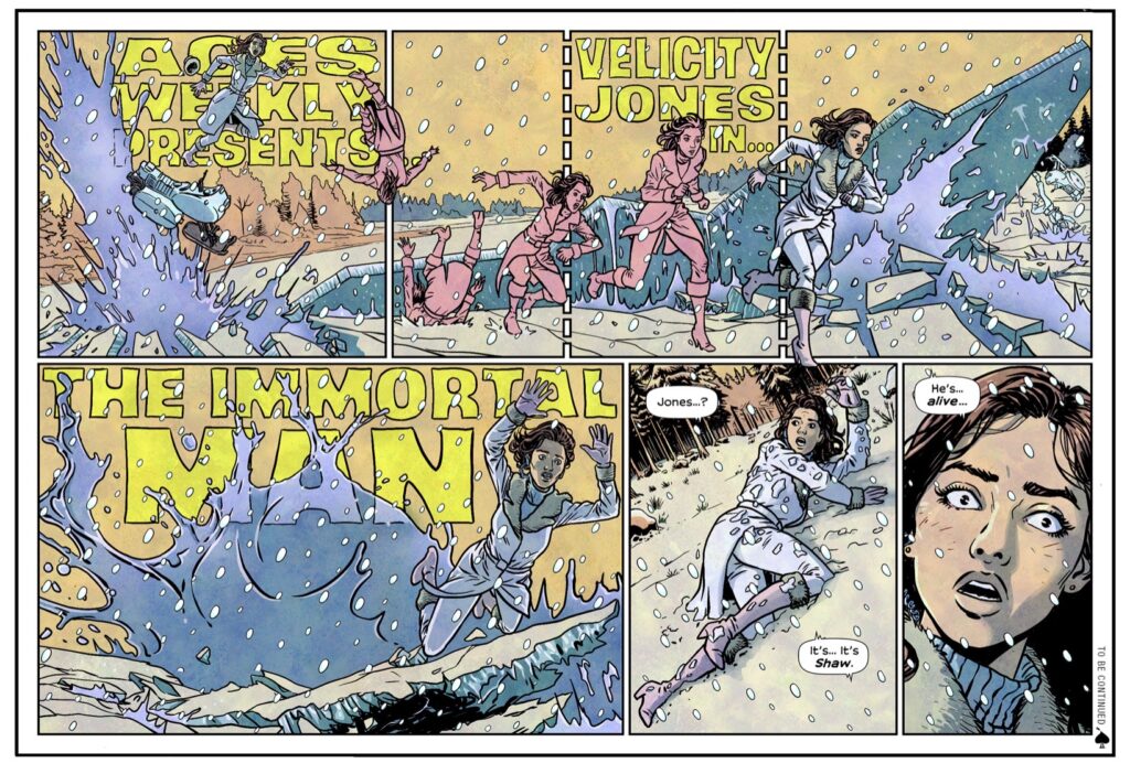 Velicity Jones: The Immortal Man © 2026 Lee Robson and Bryan Coyle