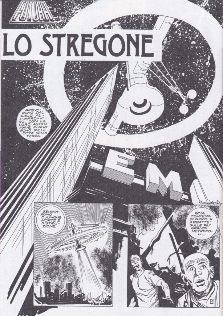 Corrier BOY 1978 no. 36 - Futura : Lo Stregone - Disegni di Paolo Ongaro testi miei.