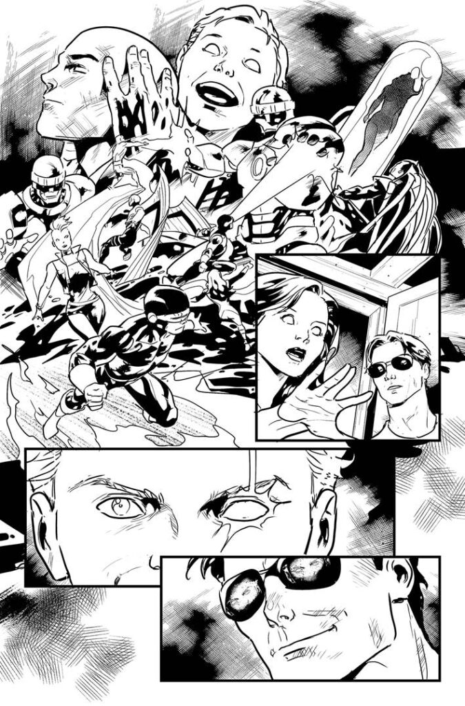 X-men art by Janeth Bazaldua
