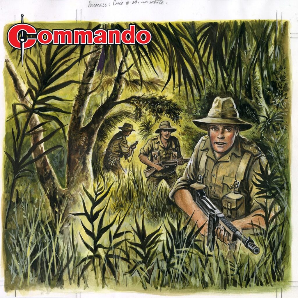 Commando 5950 (Silver): Swamp Strike Story: CG Walker | Internal Art: Carrion | Cover Art: Philpott First published 1984 as No. 1858