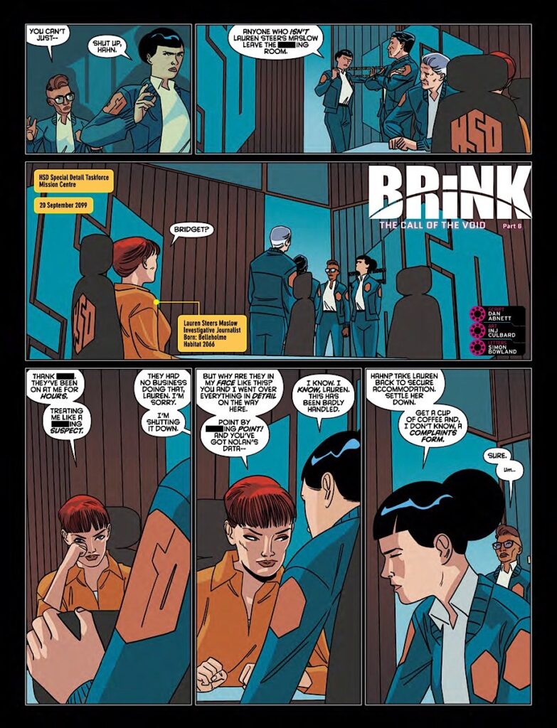 2000AD Prog 2477 - BRINK // THE CALL OF THE VOID
By Dan Abnett (Writer) INJ Culbard (Artist) Simon Bowland (Letterer)