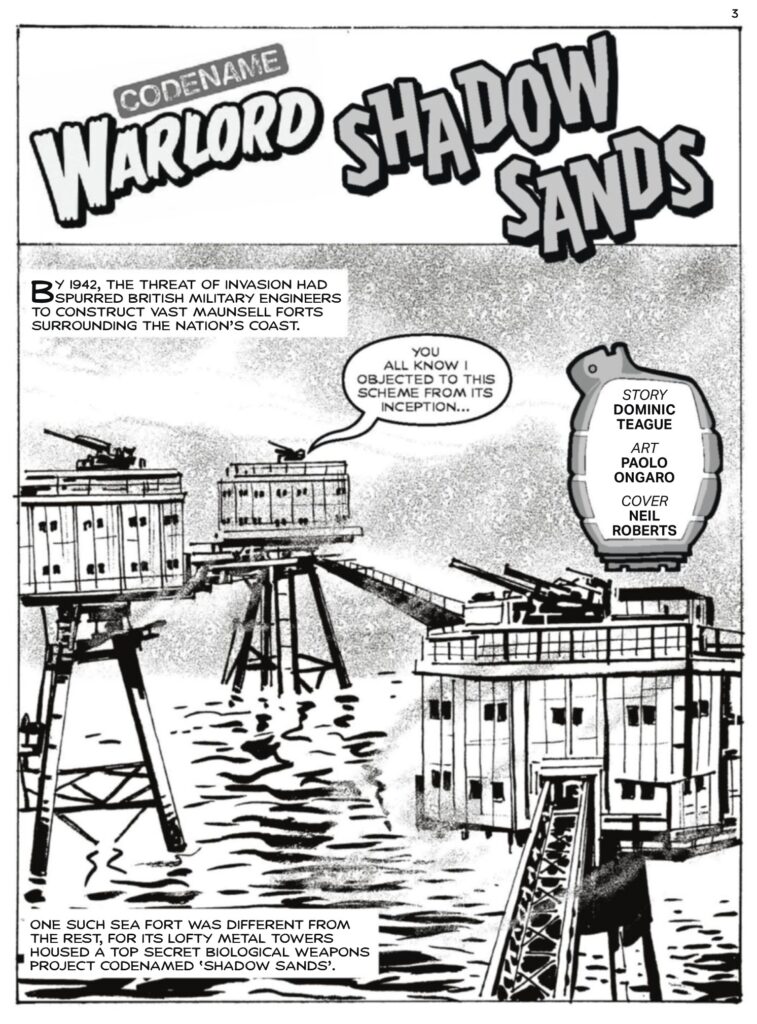 Commando 5947 (Home of Heroes): CODENAME WARLORD: Shadow Sands Story: Dominic Teague | Internal Art: Paolo Ongaro | Cover Art: Neil Roberts