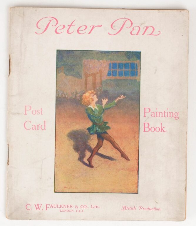 Peter Pan Post Card Painting Book, illustrated by Sybil Barham, published by CW Faulkner in 1915