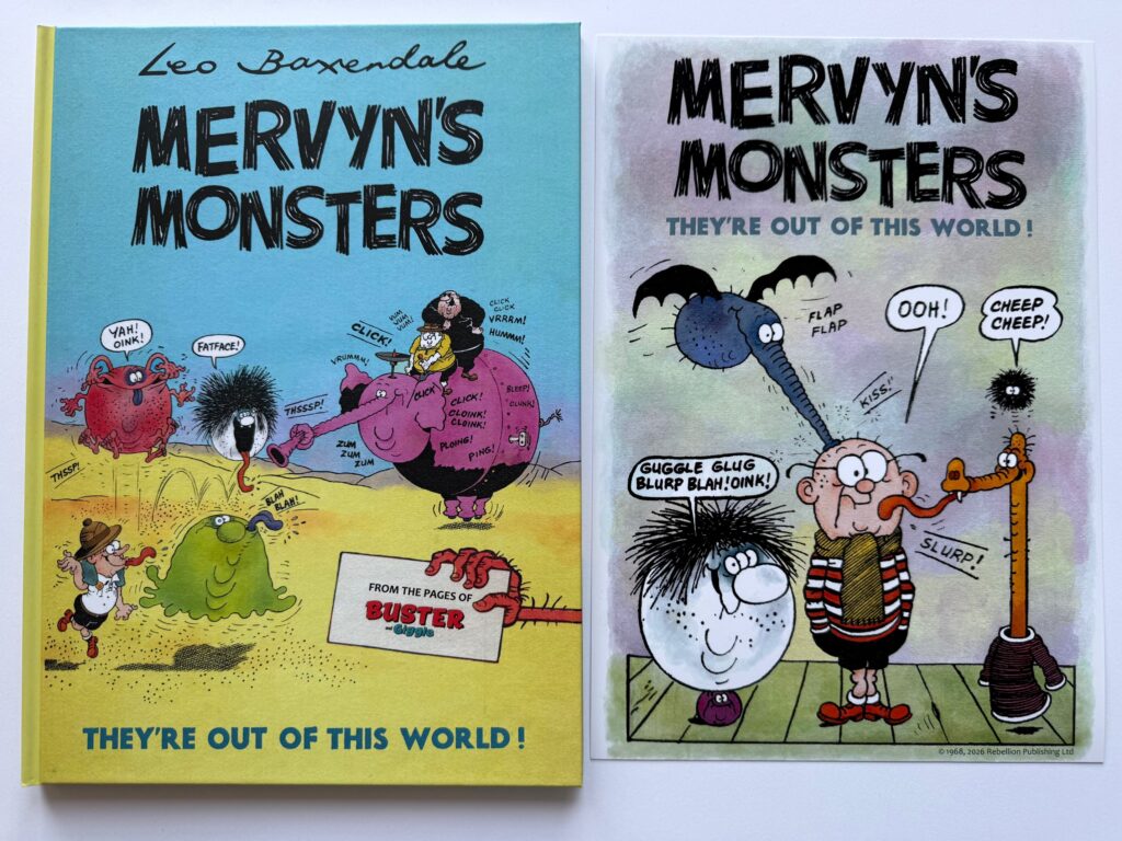 Leo Baxendale’s “Mervyn’s Monsters” (Kazoop! 2026)