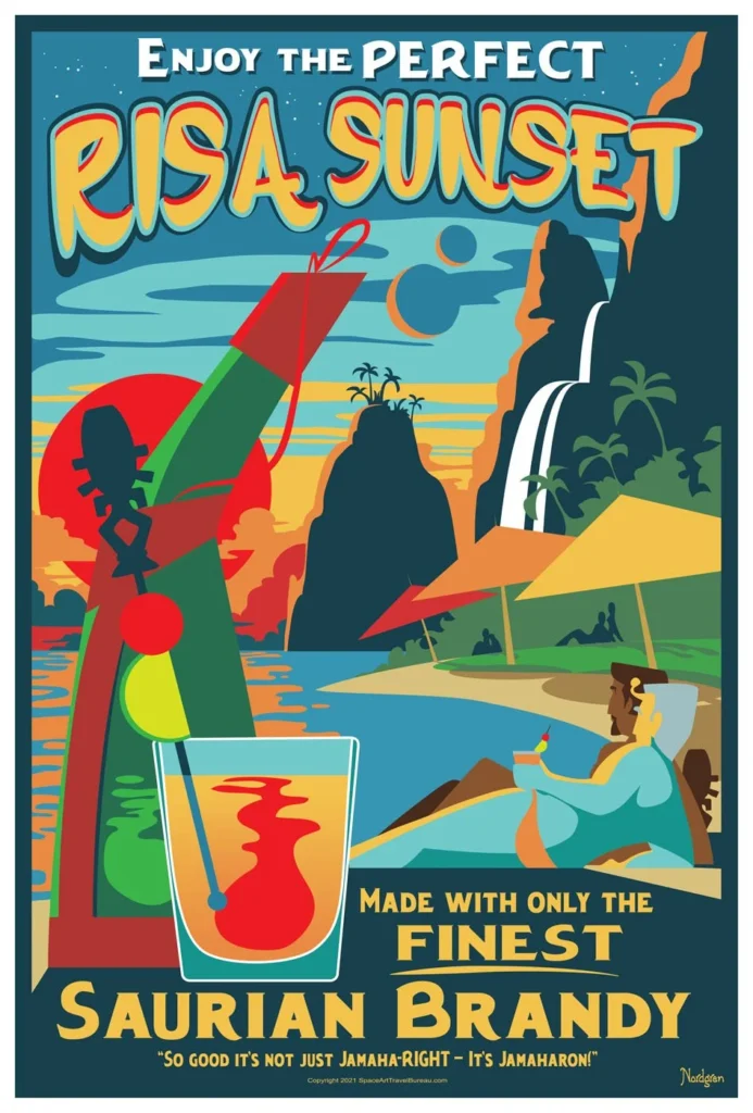 Star Trek: Picard Commissioned Poster for Ten Forward | Poster art by Dr. Tyler Nordgren