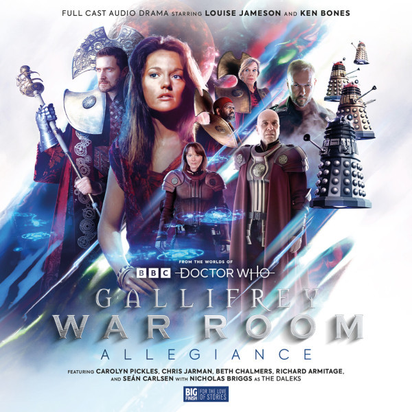 Gallifrey: War Room 1: Allegiance - cover art by Rafe Wallbank (Big Finish, 2022)