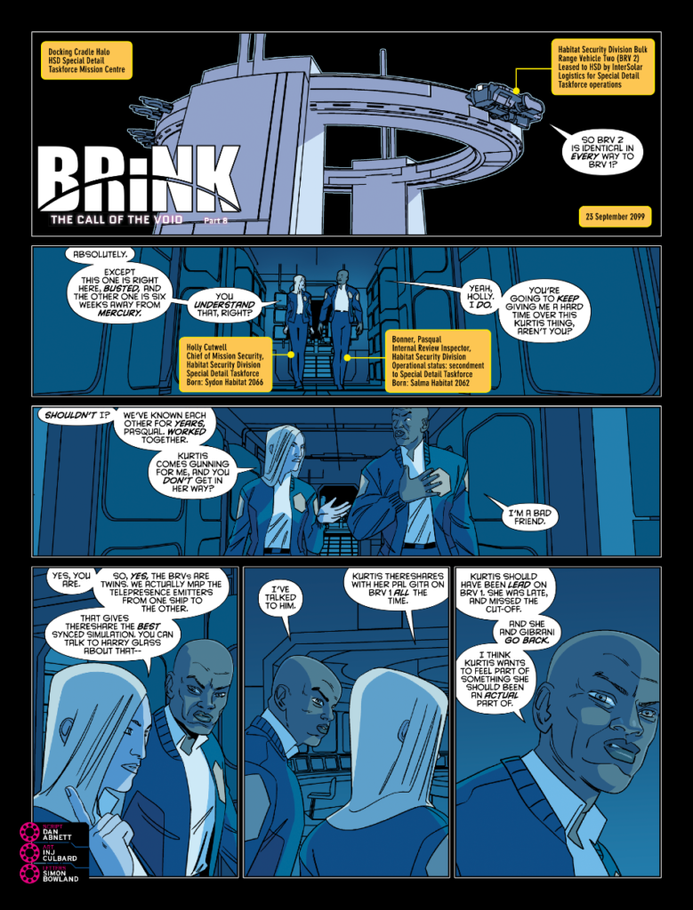 2000AD Prog 2479 - BRINK // THE CALL OF THE VOID
By Dan Abnett (Writer) INJ Culbard (Artist) Simon Bowland (Letterer)