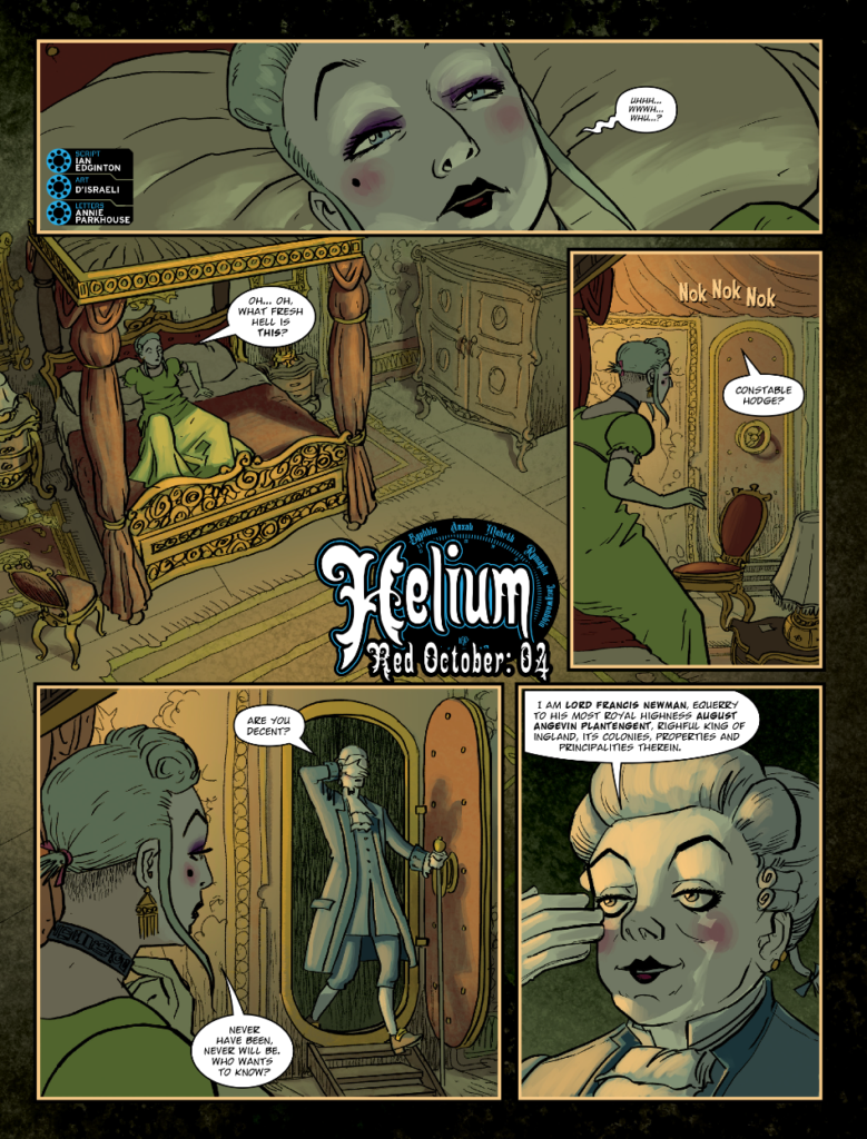 2000AD Prog 2479 - HELIUM // RED OCTOBER
By Ian Edginton (Writer) D'Israeli (Artist) Annie Parkhouse (Letterer)