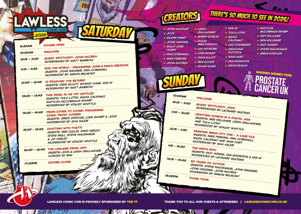 Lawless 2026 Schedule 