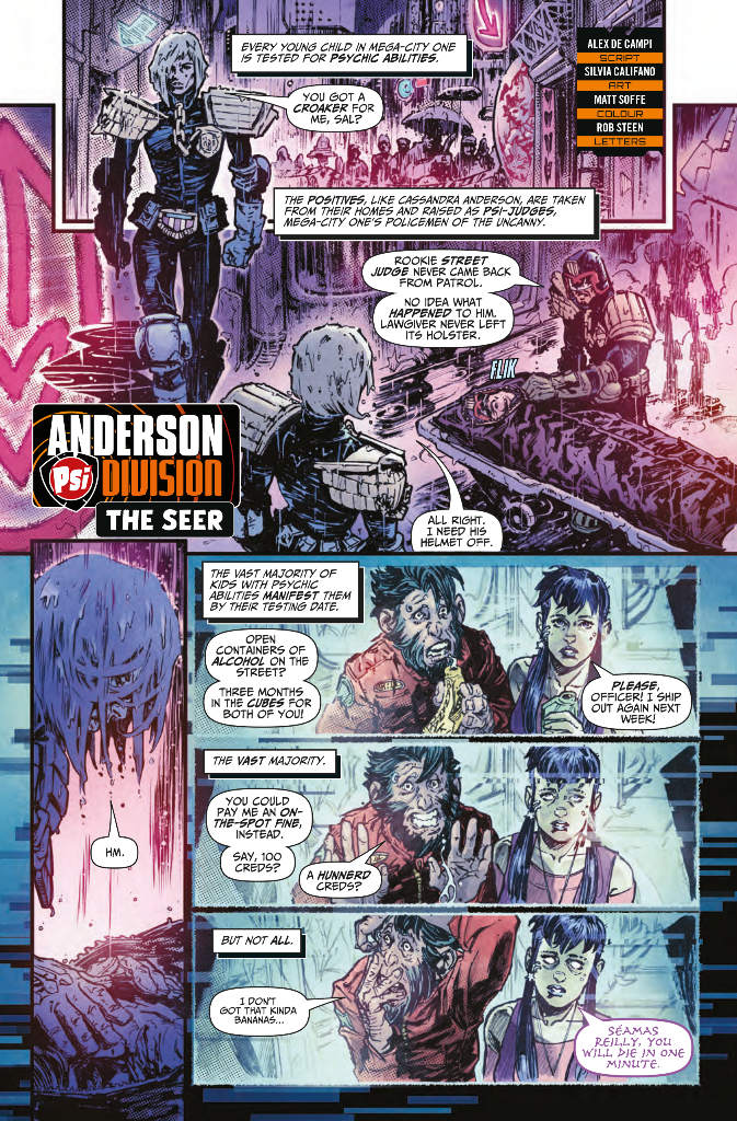 Judge Anderson by Alex de Campi and Silvia Califano