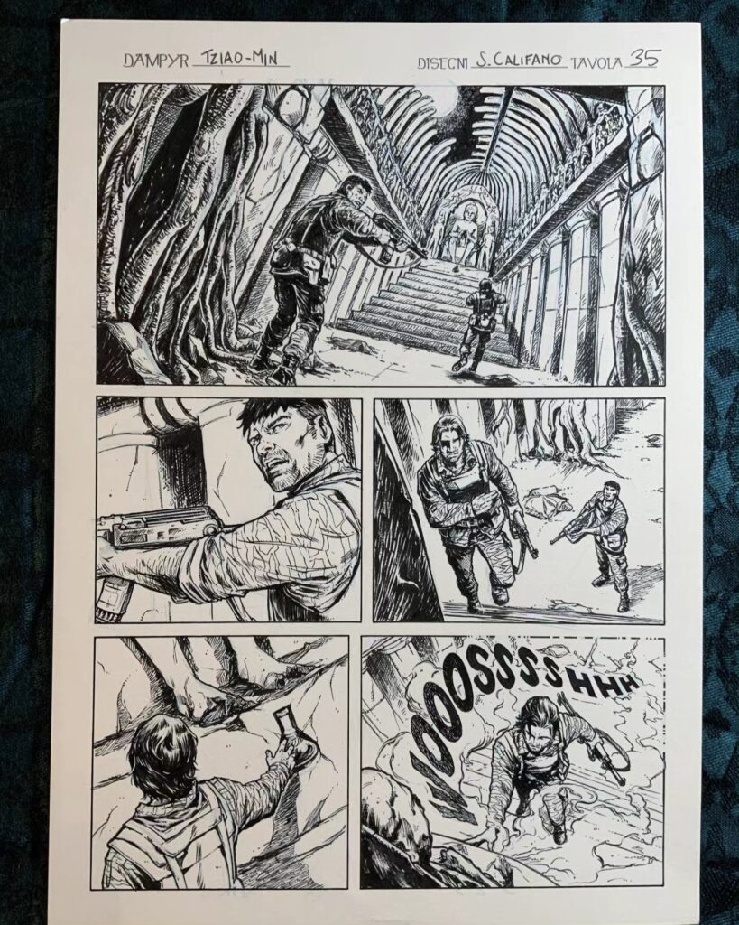 Dampyr art by Silvia Califano