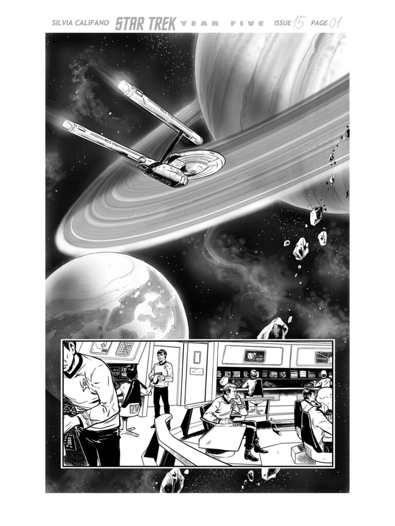 Star Trek art by Silvia Califano