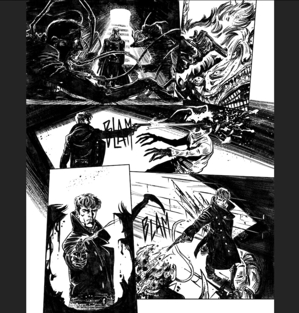 Dylan Dog art by Silvia Califano (2025)