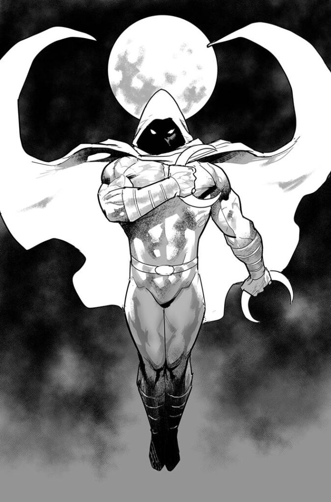 Moon Knight art by Janeth Bazaldua