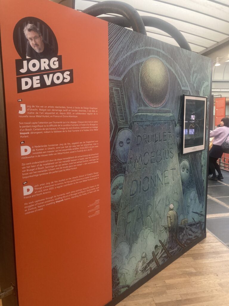 Métal Hurlant – Embarquement immediat ("Ready for Boarding") Exhibition runs until 17th April 2026 at The Comic Art Museum – Brussels, Rue des Sables 20, 1000 Brussels