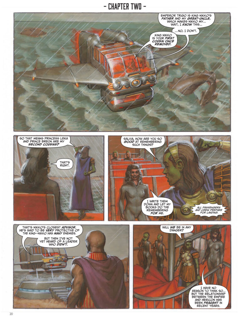 The New Adventures from The Trigan Empire Book I by Michael Carroll and Tom Foster (Rebelion, 2026)