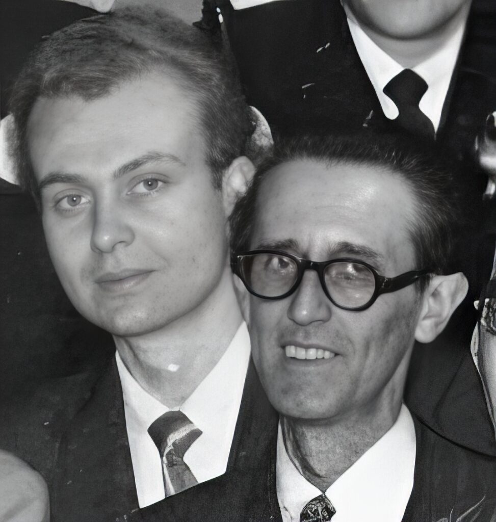 "Black Saturday" director Peter Ogden and director and writer John Russell Fearn at MANCON in 1952