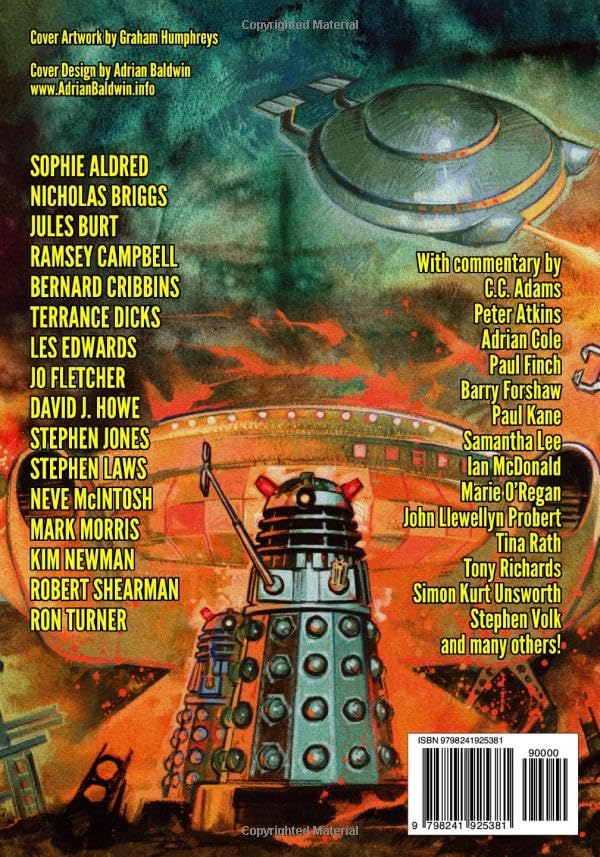 Phantasmagoria Special Edition Series #10: The Daleks in the Movies! 60th Anniversary - cover by Adrian Baldwin