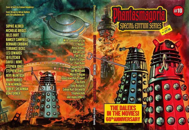 Phantasmagoria Special Edition Series #10: The Daleks in the Movies! 60th Anniversary - cover by Adrian Baldwin