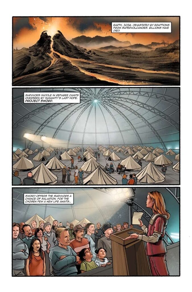 Gerry Anderson’s Project SWORD - Preview Page (Time Bomb Comics, 2026)